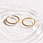 Thin Evryday Hoop Earrings
