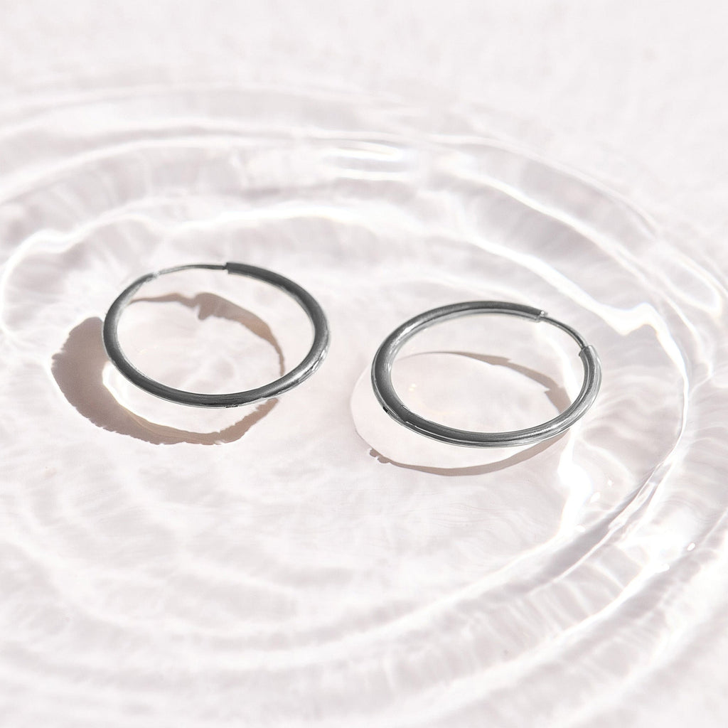 Thin Evryday Hoop Earrings