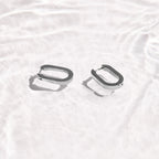 Slim Block Hoops