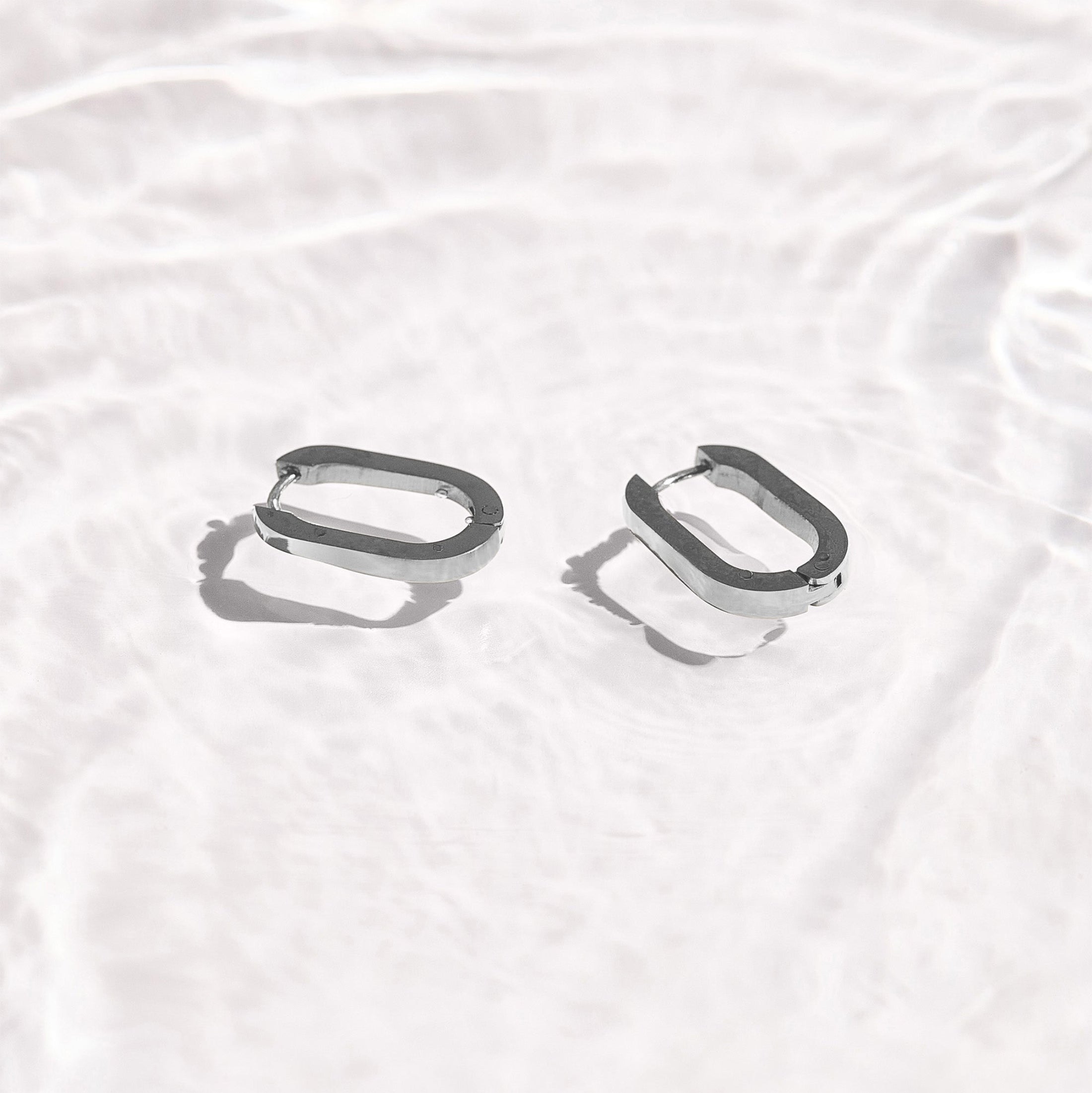 Slim Block Hoops