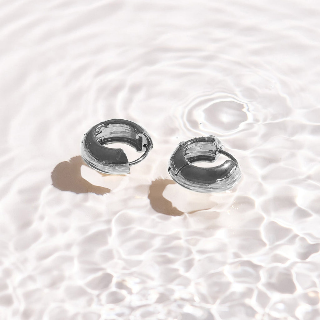 Chunky Mini Hoop Earrings