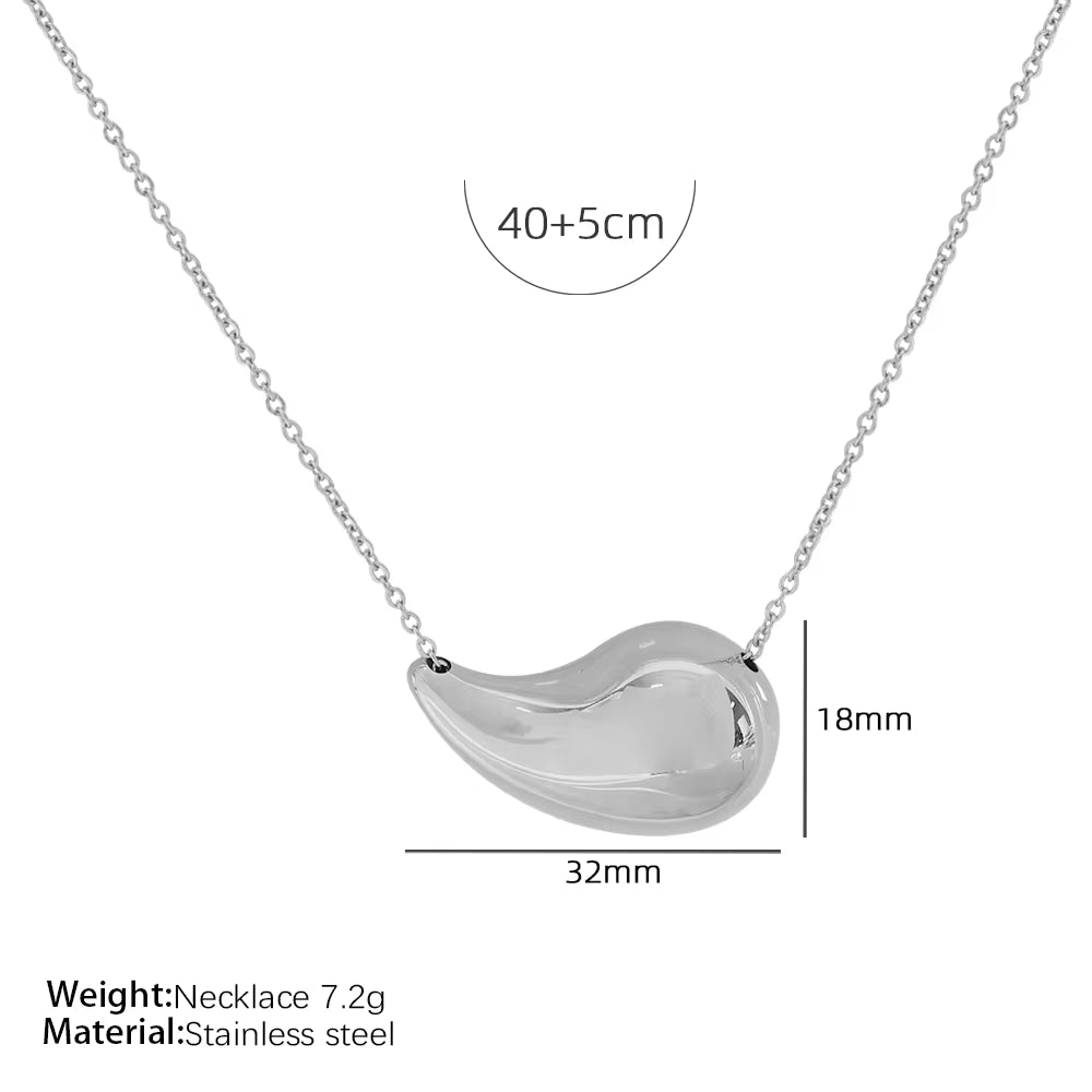 JEWELRY XL82-3-EH232-JZ21 Factory Hot Sale Big Drops Earrings Necklace Ring Set Exaggerated