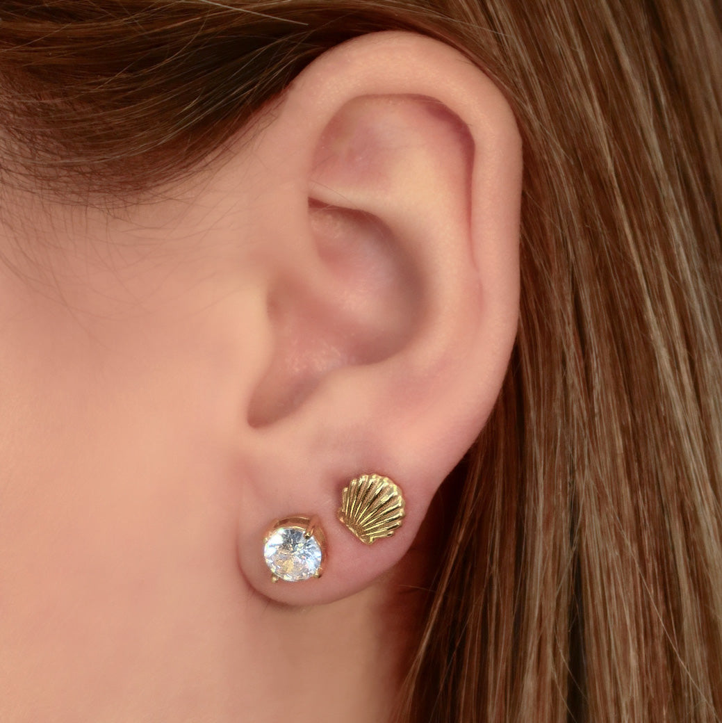 Starry Eyes Duo Flat Back Earrings