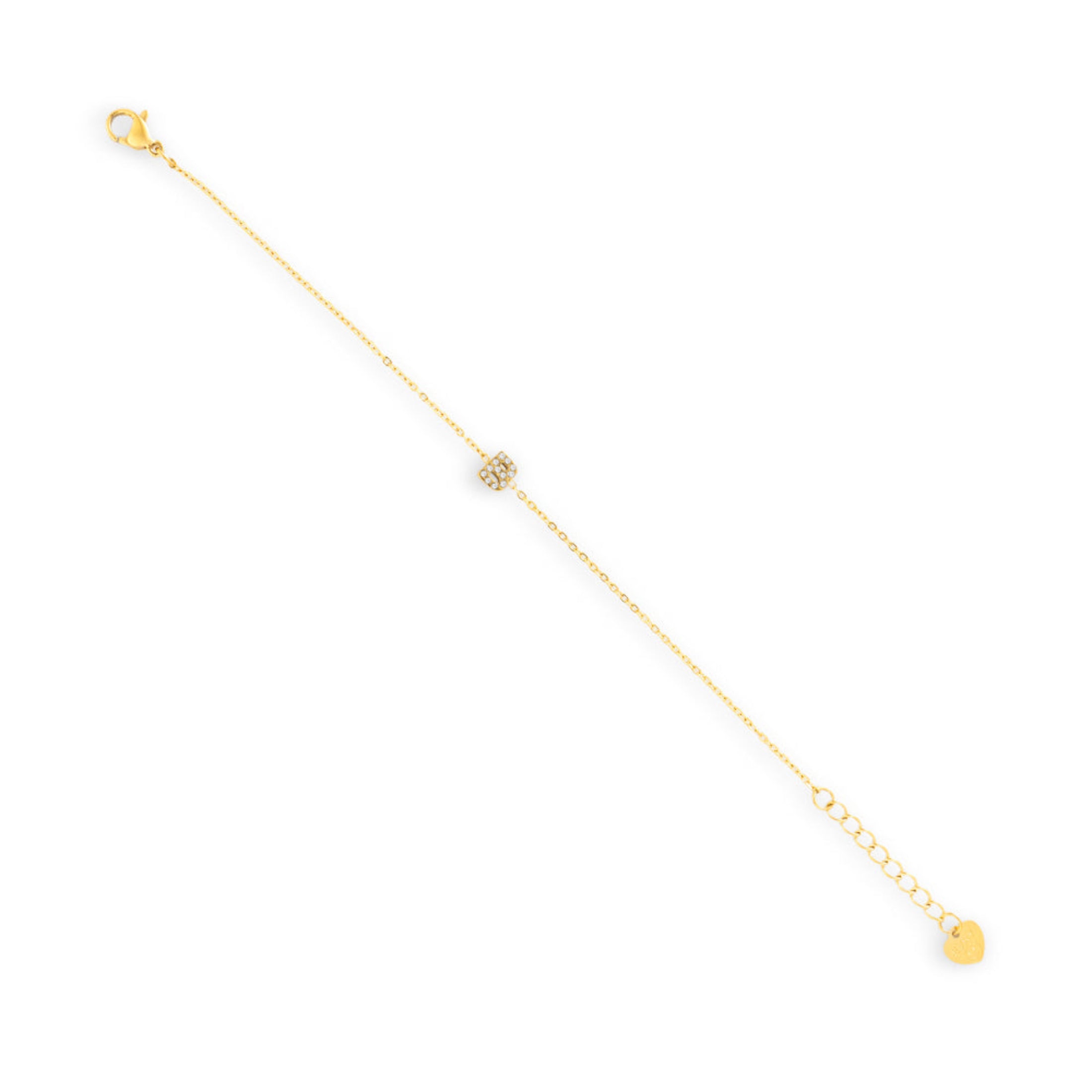 Initial Crystal Bracelet