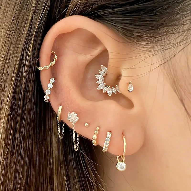 Tragus Hoop Earrings