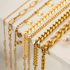 Chain Cross Double Layer Daity Anklet