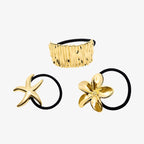 Beach Girl 3-Pack Hair Elastic Bundle