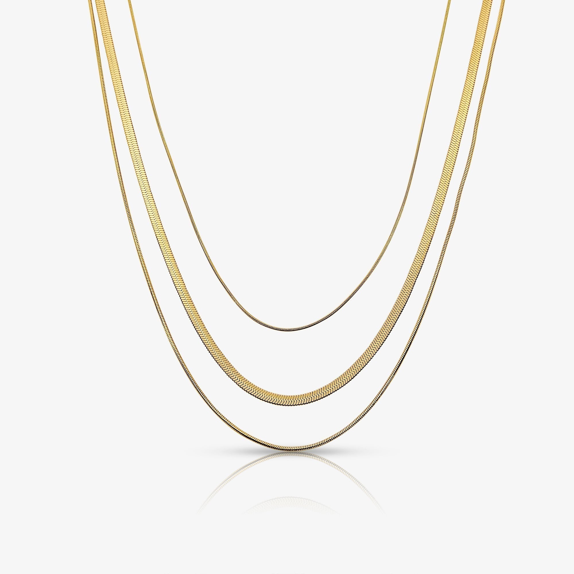 Queen Behaviour Triple Layered Necklace