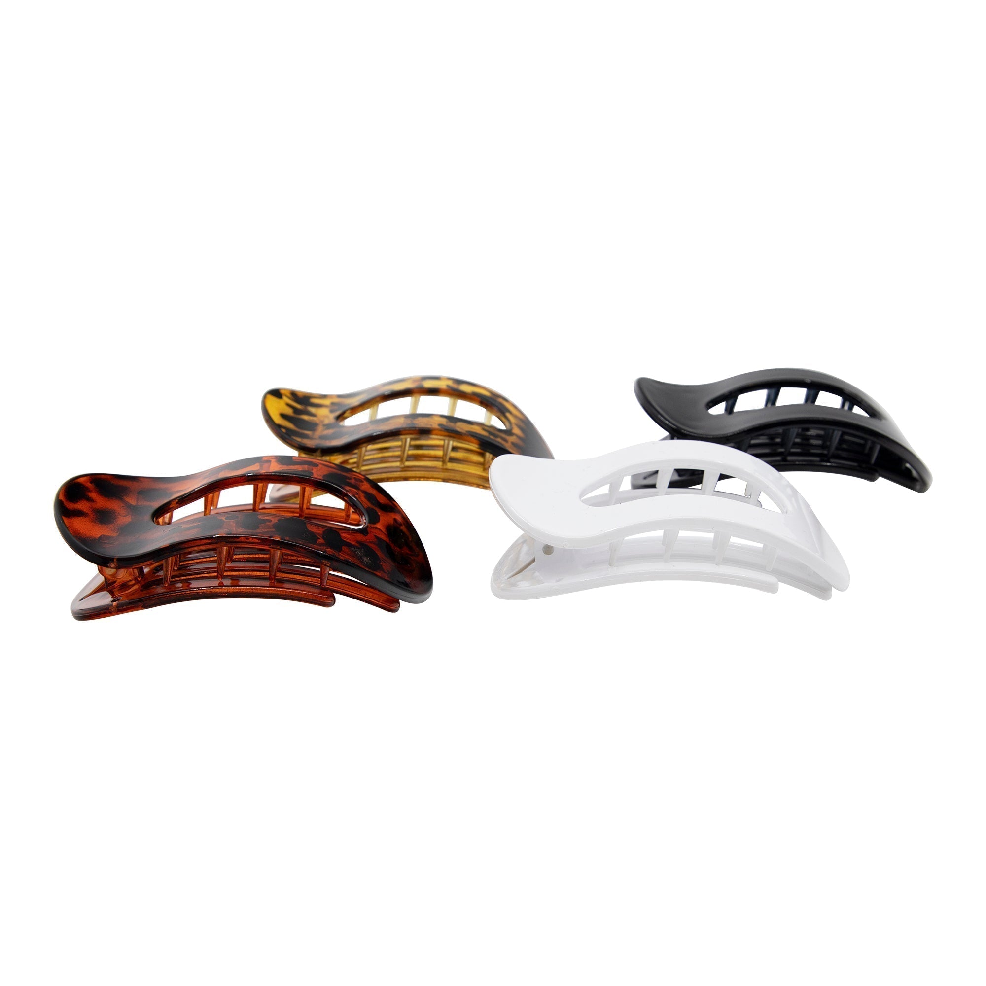 Retro Babe Claw Clips 4-Pack Set