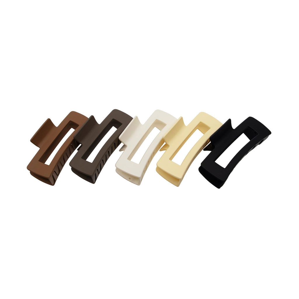 Soft Girl Claw Clips 5-Pack Set